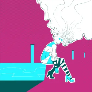 DigiWhim Remix 02 remix by Michael Grills, Digital Print, 12x12 or 30cm x 30cm
