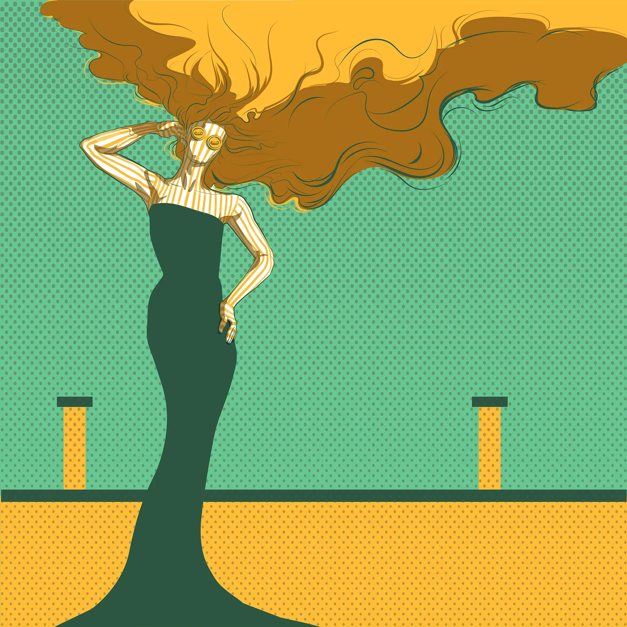 Diva Remix 02 by Michael Grills, Digital, 12 x 12 inches or 30cm x 30cm