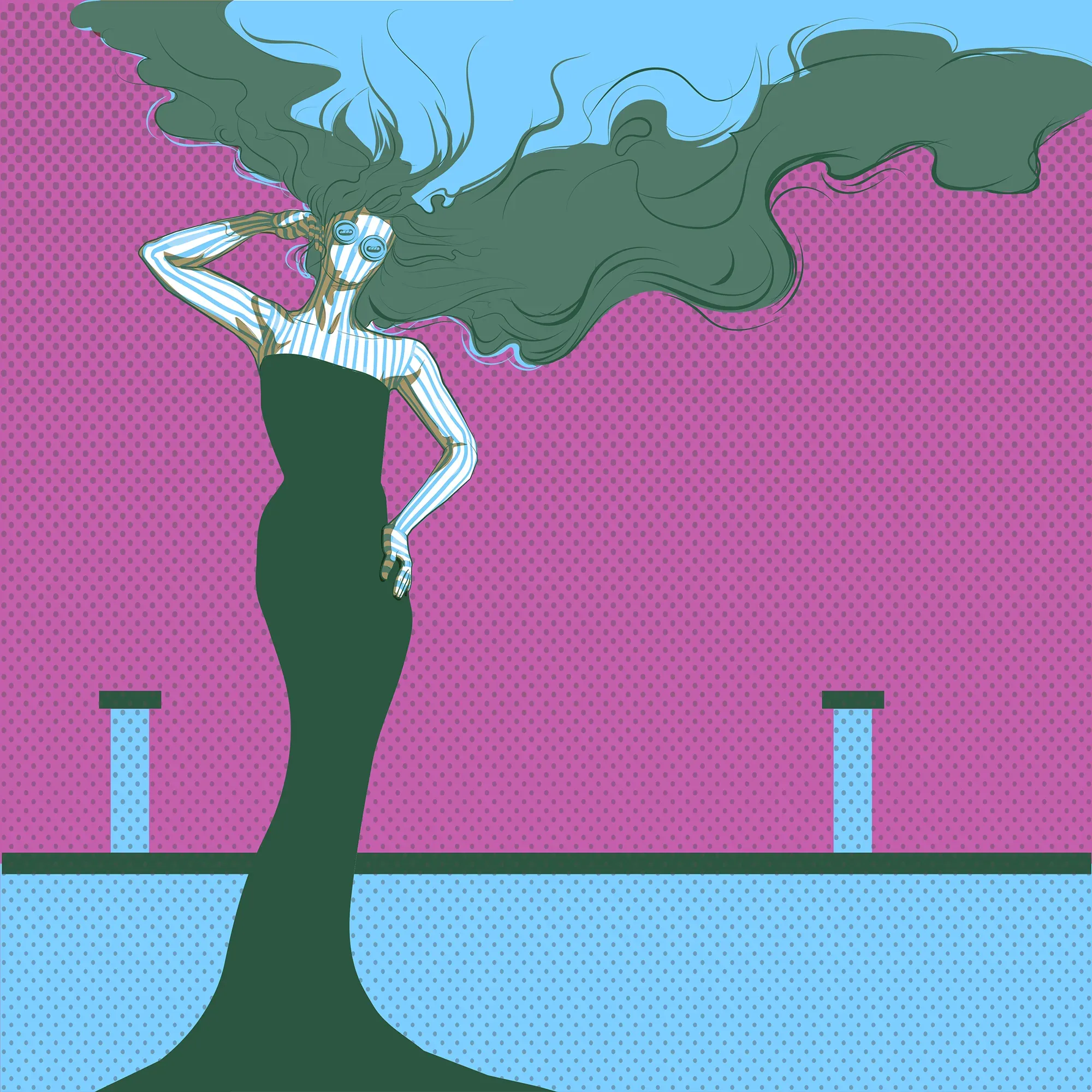 Diva Remix 03 by Michael Grills, Digital, 12 x 12 inches or 30cm x 30cm