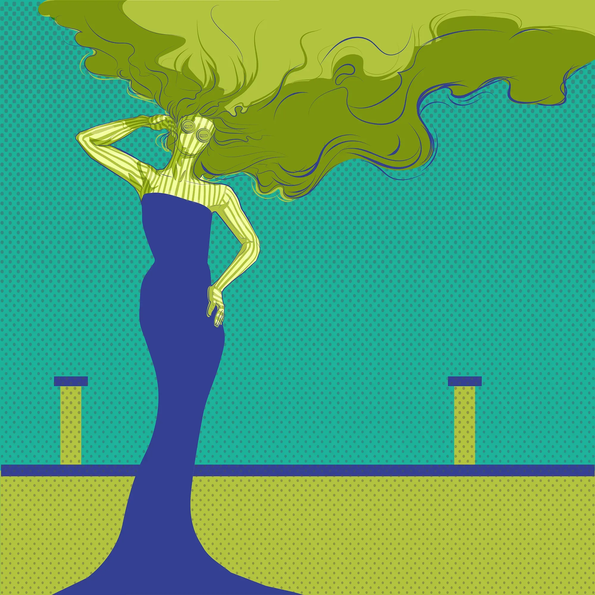 Diva Remix 08 by Michael Grills, Digital, 12 x 12 inches or 30cm x 30cm