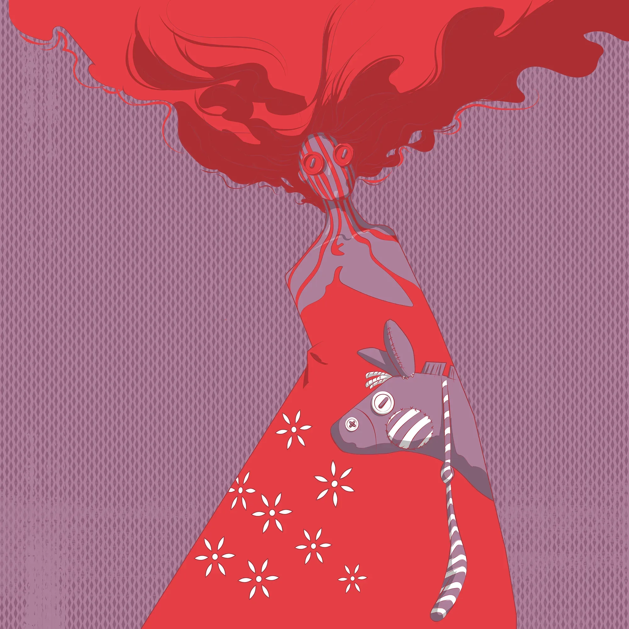 DonkeyDress Remix 02 by Michael Grills, Digital, 12 x 12 inches or 30cm x 30cm