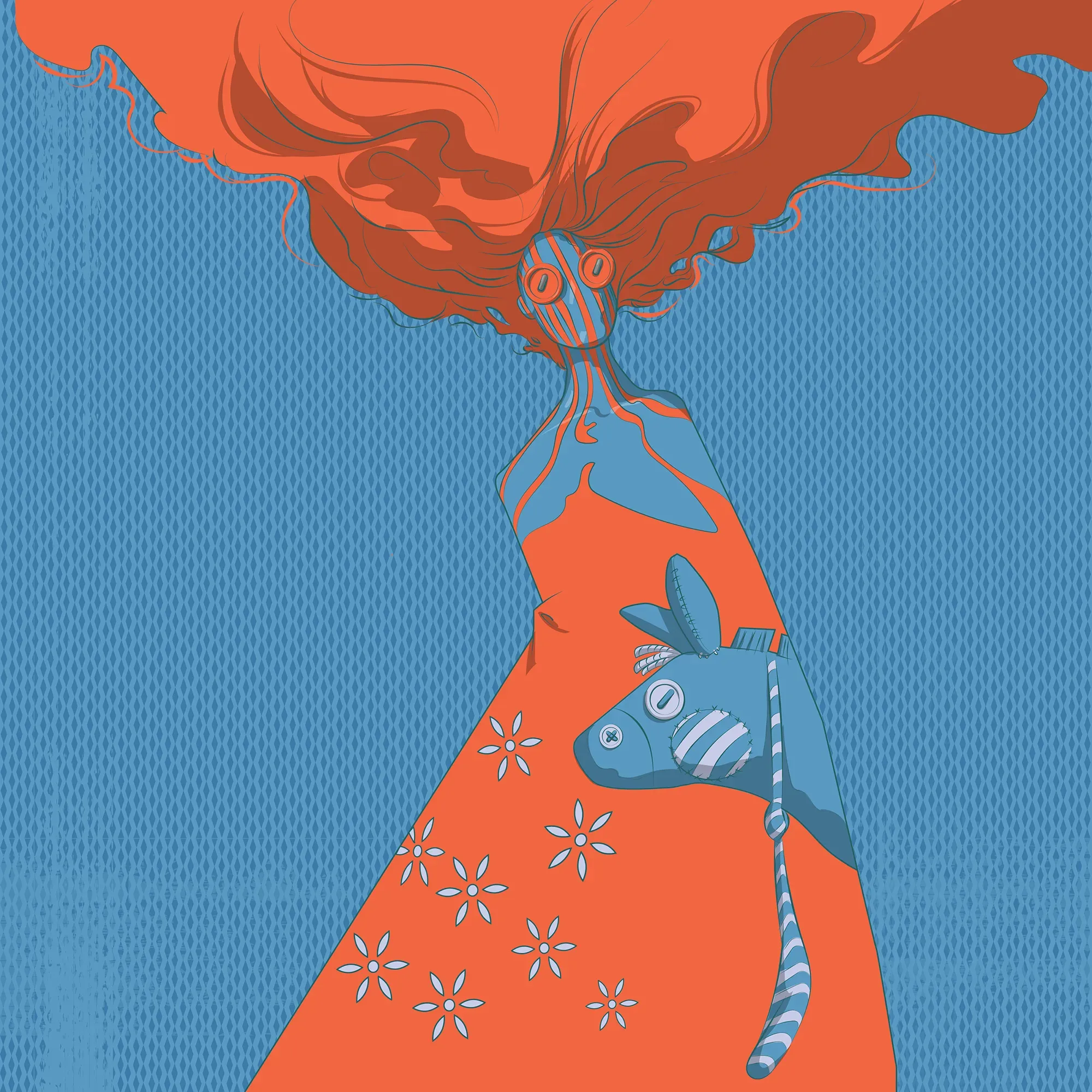 DonkeyDress Remix 08 by Michael Grills, Digital, 12 x 12 inches or 30cm x 30cm