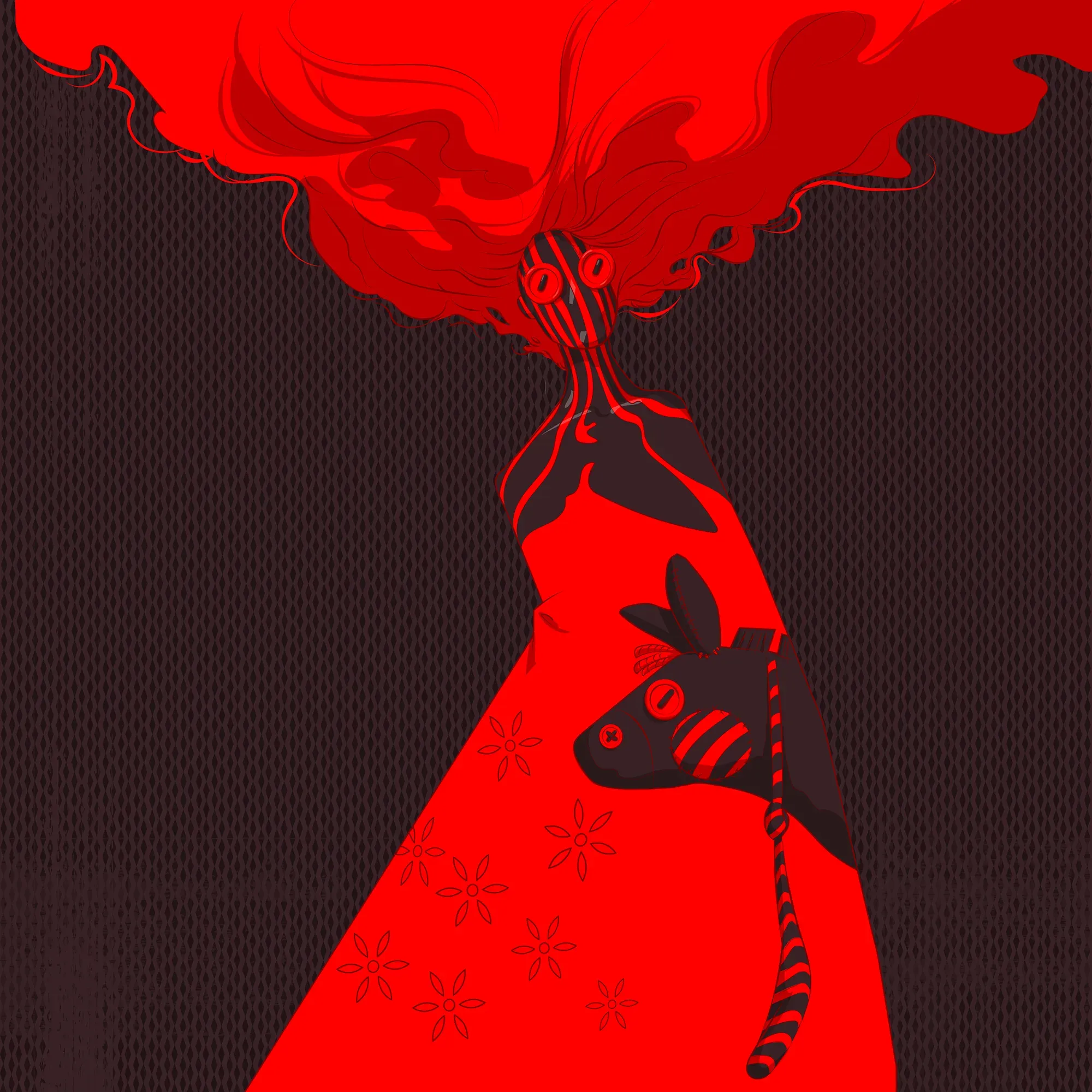 DonkeyDress Remix 09 by Michael Grills, Digital, 12 x 12 inches or 30cm x 30cm
