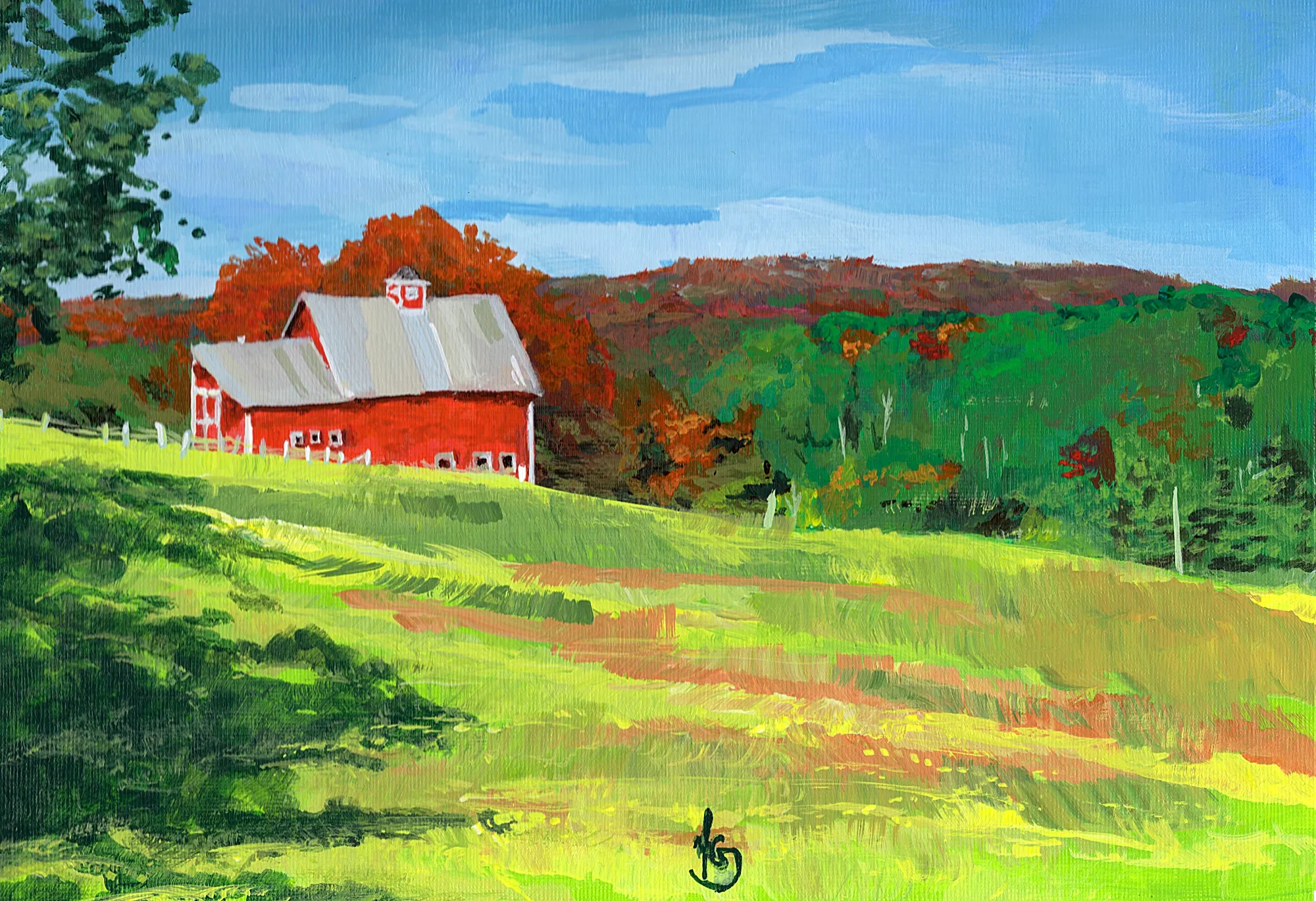 5-week Acrylic Landscape Course