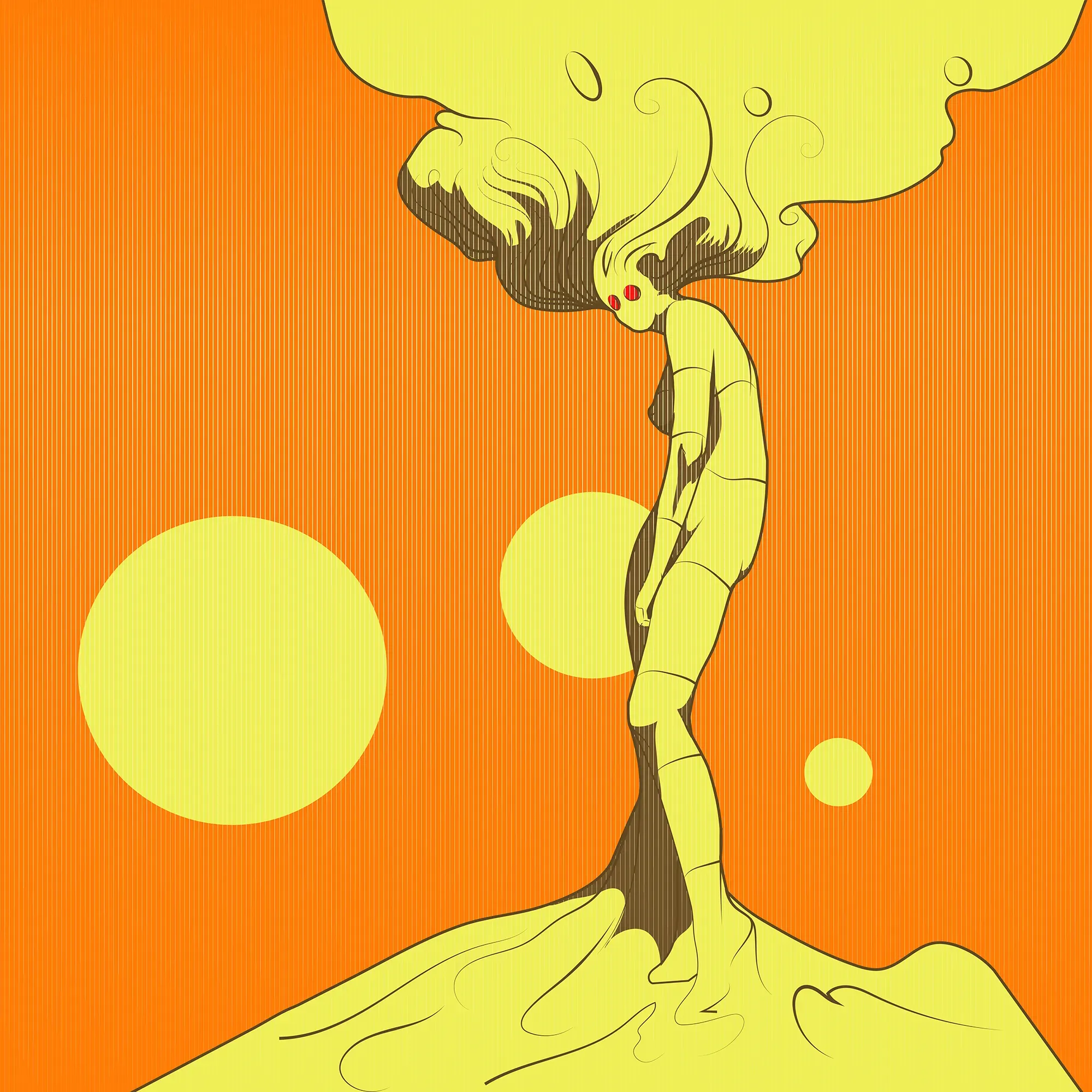 Goddess Remix 01 by Michael Grills, Digital, 12 x 12 inches or 30cm x 30cm