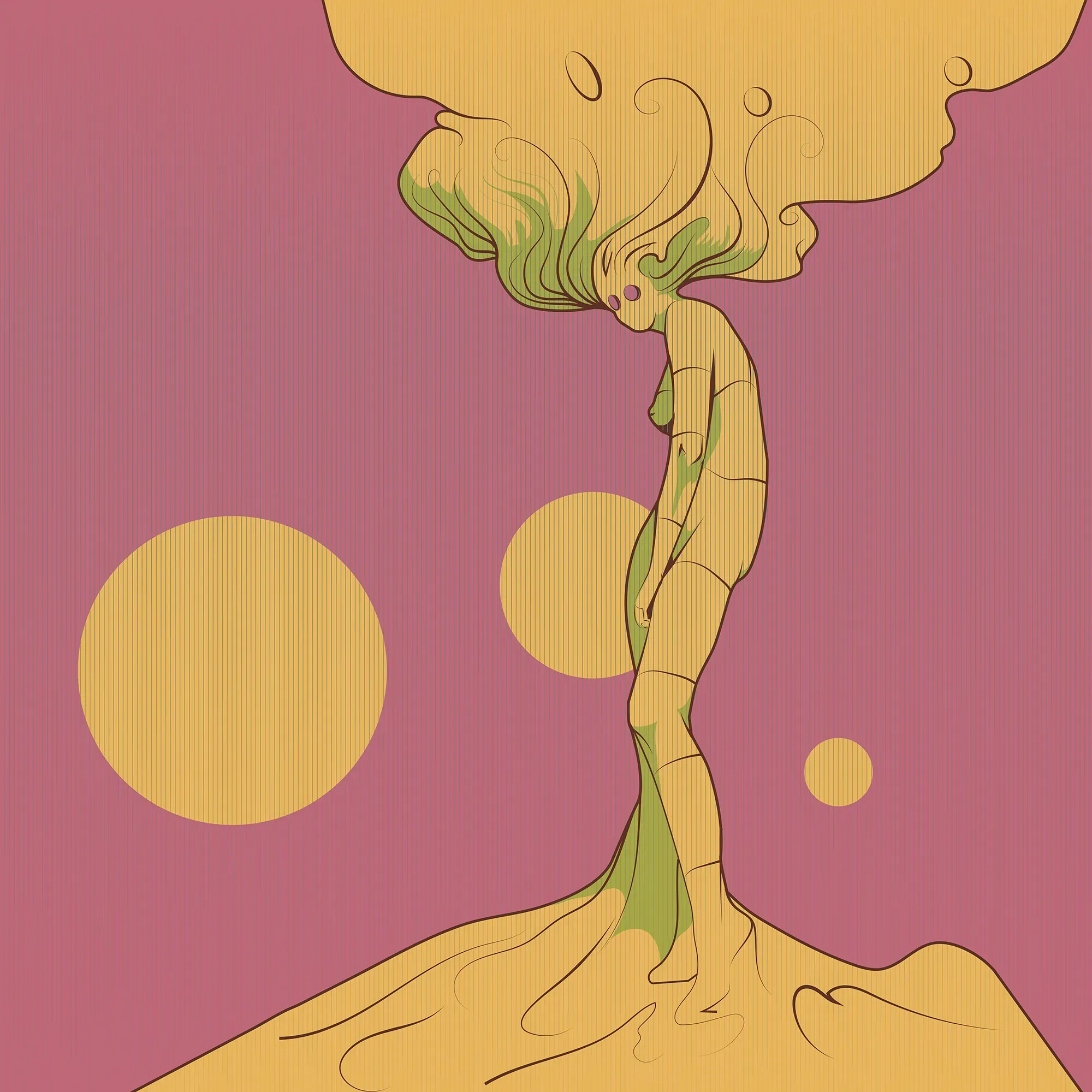 Goddess Remix 03 by Michael Grills, Digital, 12 x 12 inches or 30cm x 30cm