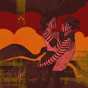Lovers Remix 01 remix by Michael Grills, Digital Print, 12x12 or 30cm x 30cm