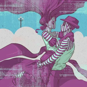 Lovers Remix 04 remix by Michael Grills, Digital Print, 12x12 or 30cm x 30cm