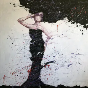 Luv Diva by Michael Grills, Acrylic on Canvas, 48 x 48 inches or 122cm x 122cm