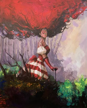 Out Of Nowhere by Michael Grills, Acrylic on Canvas, 24 x 30 inches or 61cm x 76cm