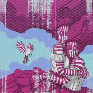 Sisters3 Remix 02 remix by Michael Grills, Digital Print, 12x12 or 30cm x 30cm