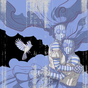 Sisters3 Remix 03 remix by Michael Grills, Digital Print, 12x12 or 30cm x 30cm