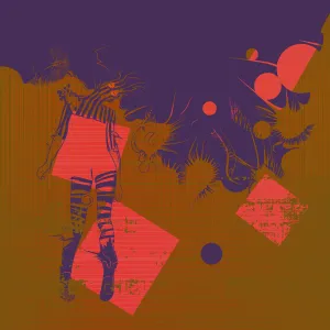 Square Dance Remix 03 remix by Michael Grills, Digital Print, 12x12 or 30cm x 30cm