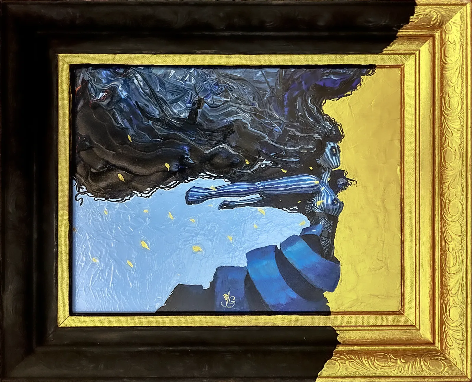 The Alchemist by Michael Grills, Acrylic on Canvas, 16 x 12 inches or 41cm x 30cm
