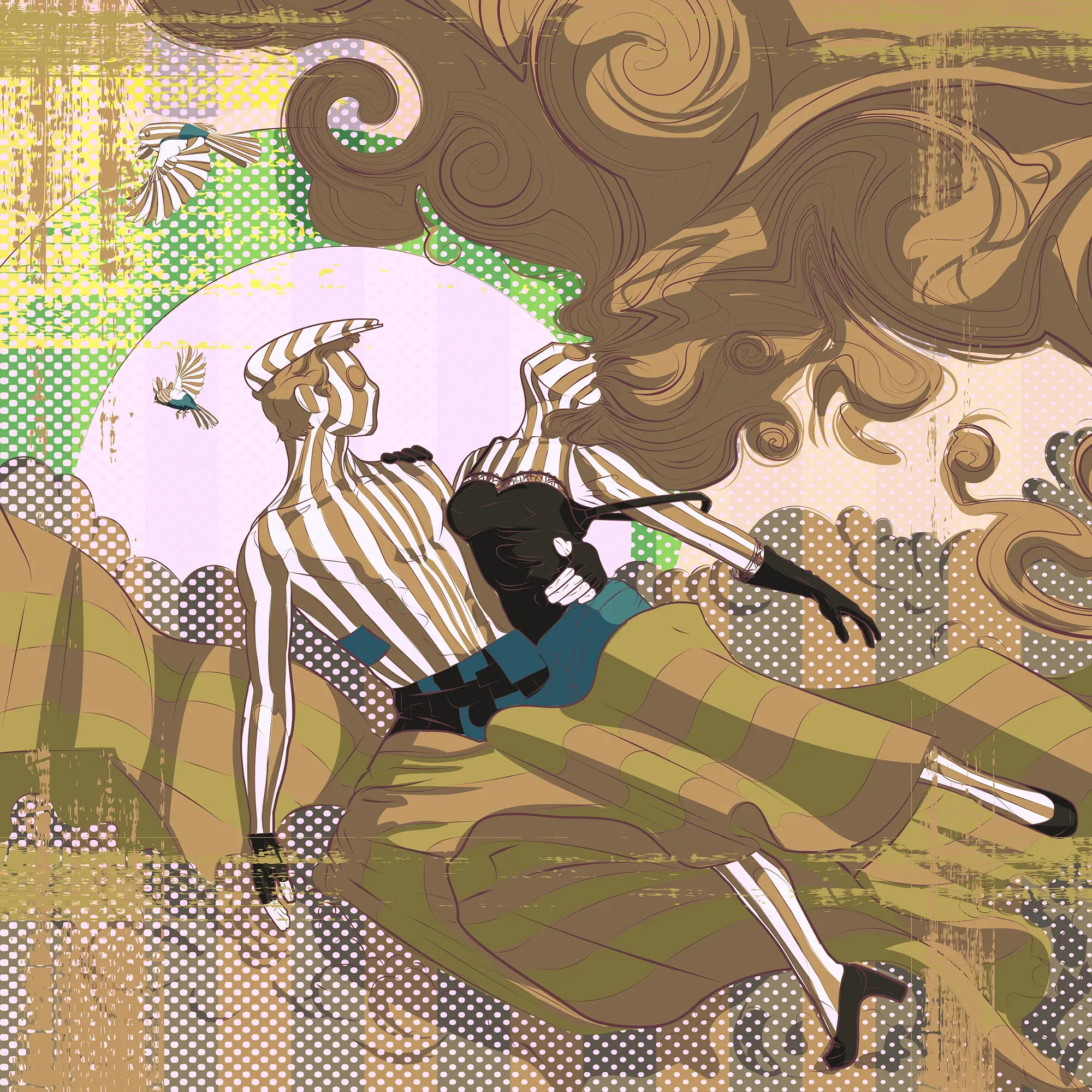 The Dance Remix 07 by Michael Grills, Digital, 12 x 12 inches or 30cm x 30cm
