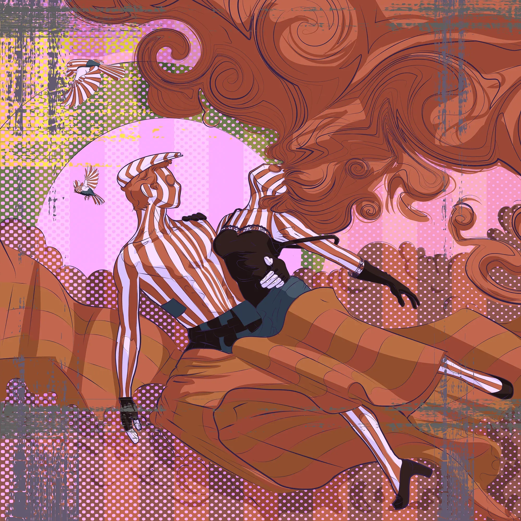 The Dance Remix 08 by Michael Grills, Digital, 12 x 12 inches or 30cm x 30cm