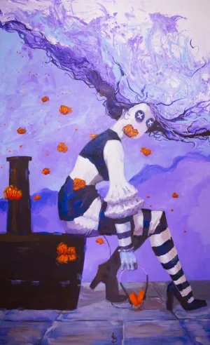 Whim See by Michael Grills, Acrylic on Canvas, 36 x 60 inches or 91cm x 152cm